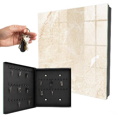 Armoire à clés murale Motif beige