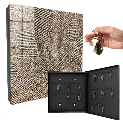 Armoire à clés murale Motif géométrique