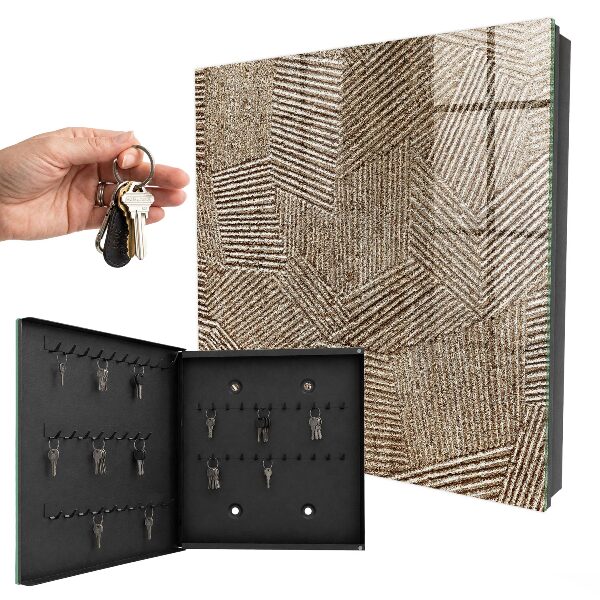 Armoire à clés murale Motif géométrique