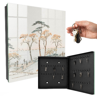 Boîte à clés decorative Paysage japonais