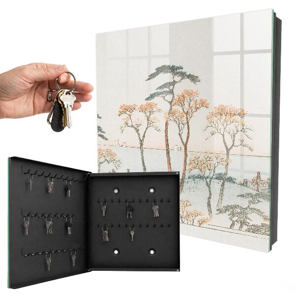 Boîte à clés decorative Paysage japonais