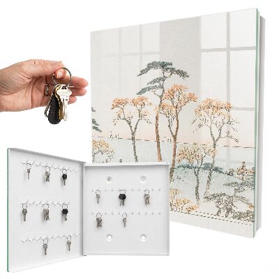 Boîte à clés decorative Paysage japonais