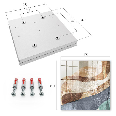 Armoire à clés murale Formes organiques