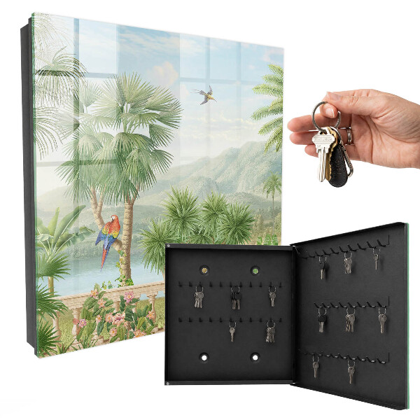Armoire à clés murale Paradis tropical