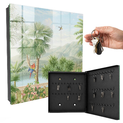 Armoire à clés murale Paradis tropical