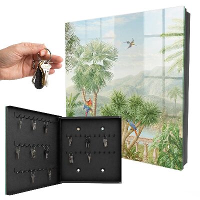 Armoire à clés murale Paradis tropical