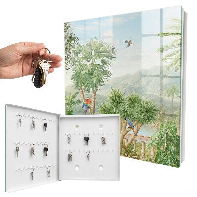 Armoire à clés murale Paradis tropical