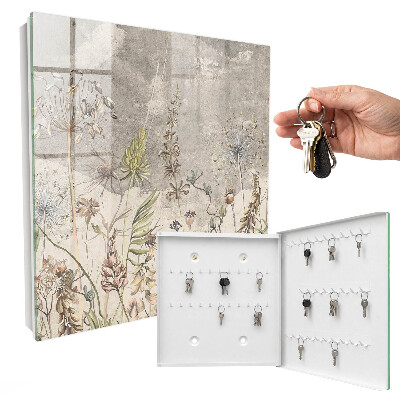 Armoire à clés murale Plantes anciennes