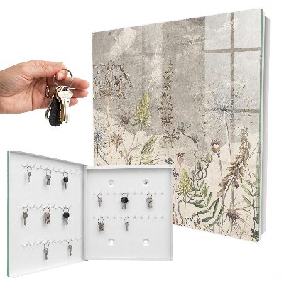 Armoire à clés murale Plantes anciennes