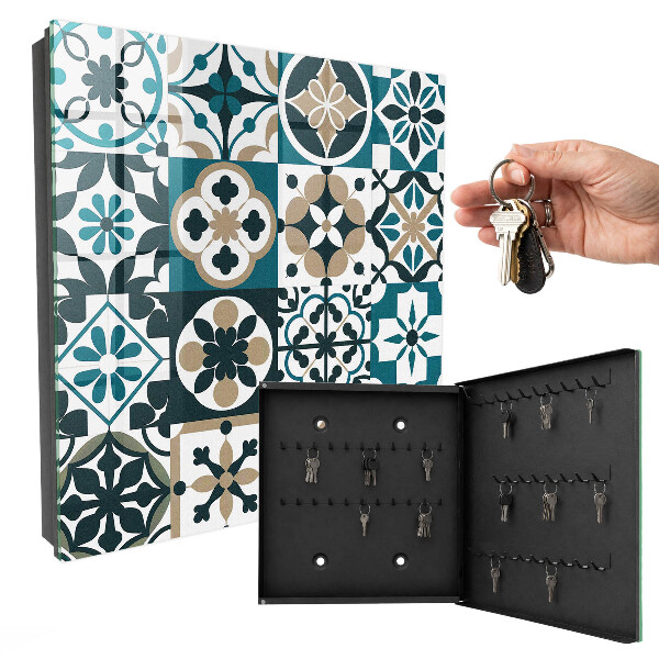 Boîte à clés decorative Carreaux marocains