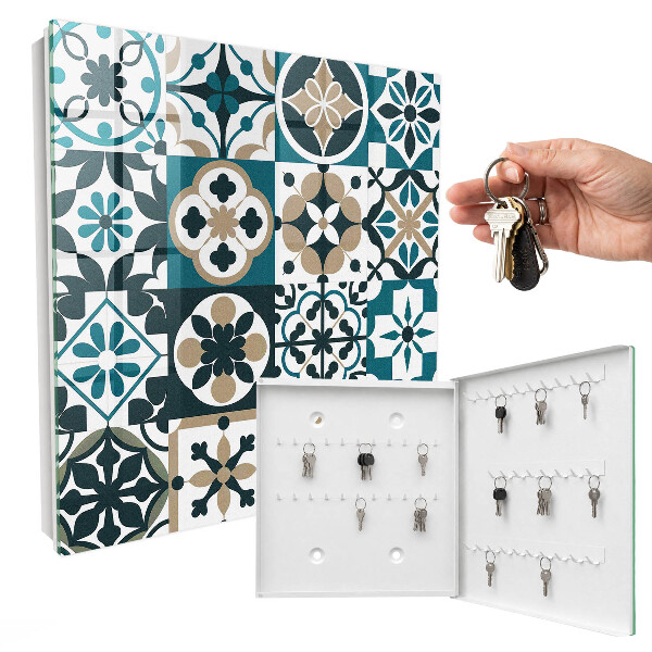 Boîte à clés decorative Carreaux marocains