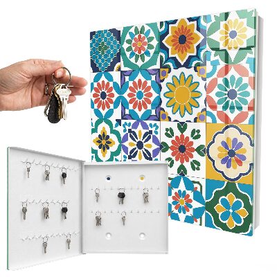 Armoire à clés murale Motifs floraux