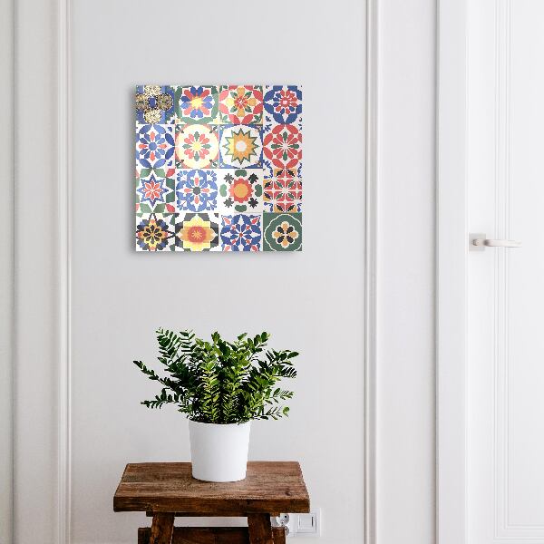 Boîte à clés decorative Mosaïque florale
