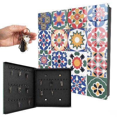 Boîte à clés decorative Mosaïque florale