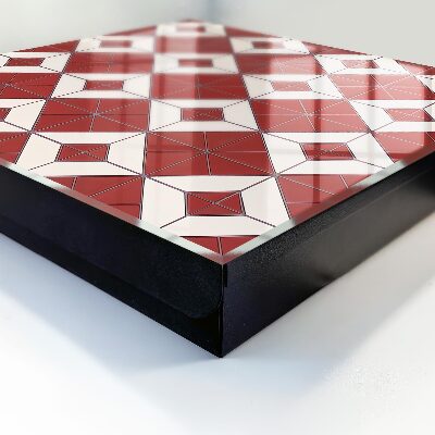 Armoire à clés murale Mosaïque rouge
