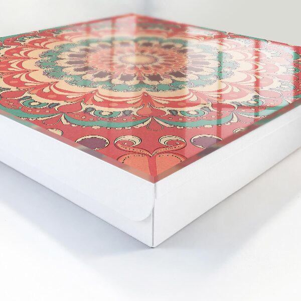 Boîte à clés decorative Mandala coloré