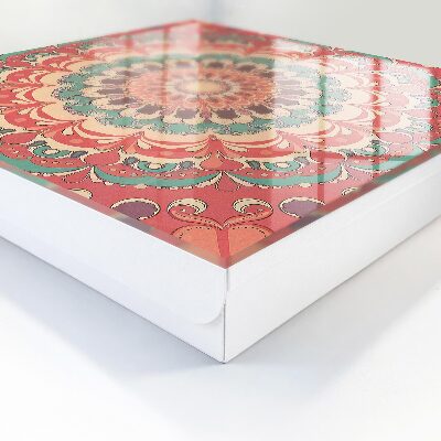 Boîte à clés decorative Mandala coloré