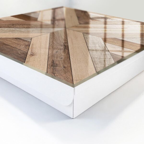 Boîte à clés decorative Géométrie en bois