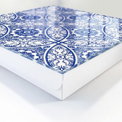 Armoire à clés murale Mosaïque bleue