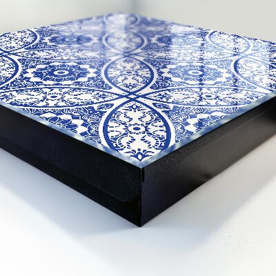 Armoire à clés murale Mosaïque bleue