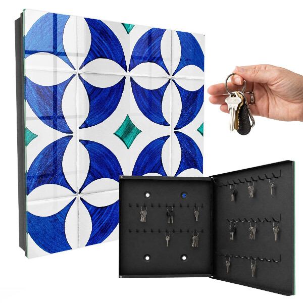 Armoire à clés murale Motif géométrique