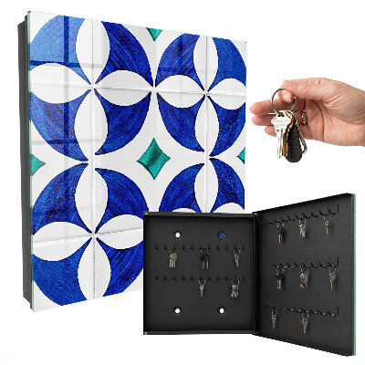 Armoire à clés murale Motif géométrique