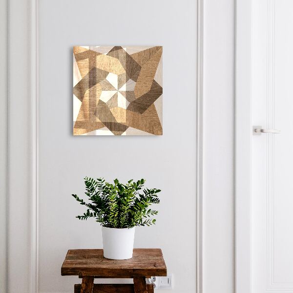 Armoire à clés murale Étoile en bois