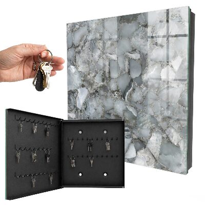 Armoire à clés murale Mosaïque de pierre