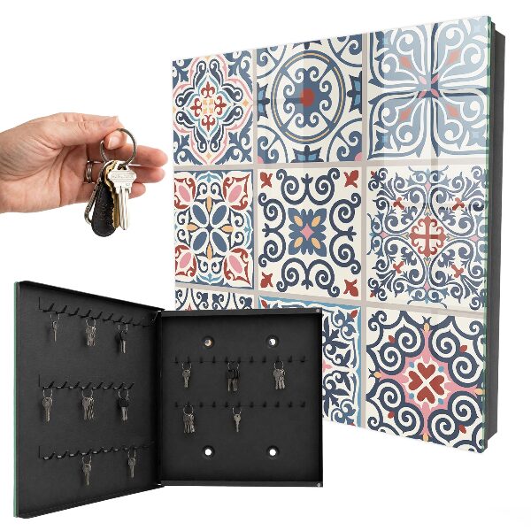 Armoire à clés murale Motifs de mosaïque
