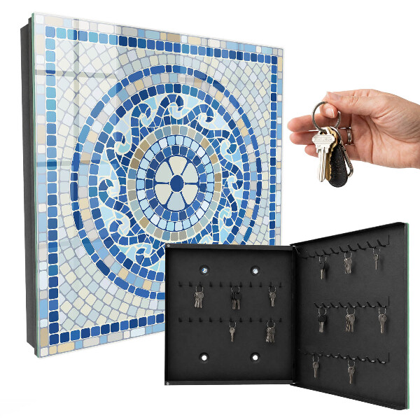 Armoire à clés murale Mosaïque géométrique