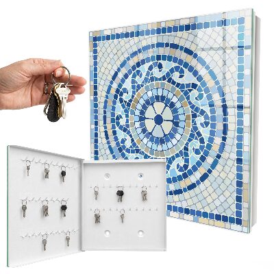 Armoire à clés murale Mosaïque géométrique
