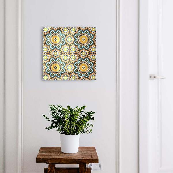 Armoire à clés murale Mosaïque géométrique