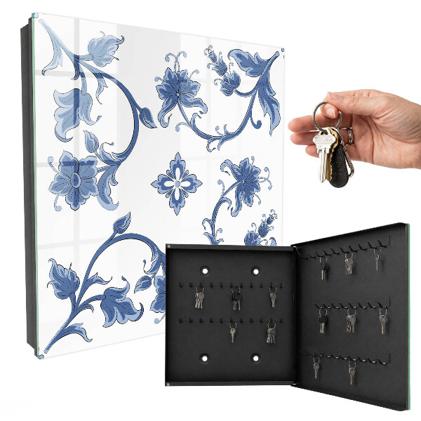 Boîte à clés decorative Motifs floraux