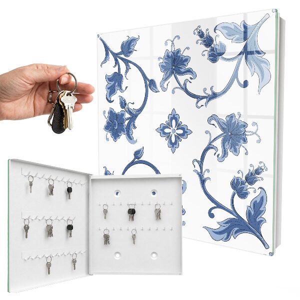 Boîte à clés decorative Motifs floraux