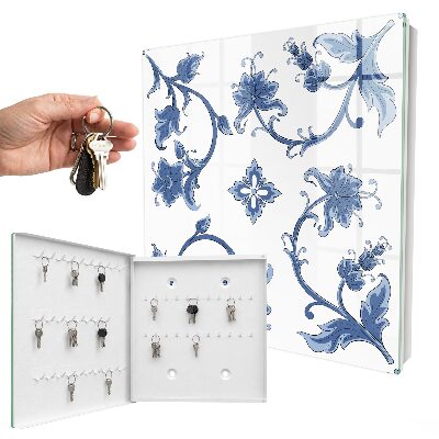 Boîte à clés decorative Motifs floraux