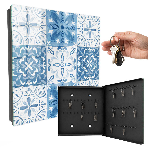 Armoire à clés murale Carreaux géométriques