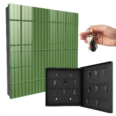 Armoire à clés murale Bambou vert