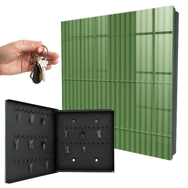 Armoire à clés murale Bambou vert