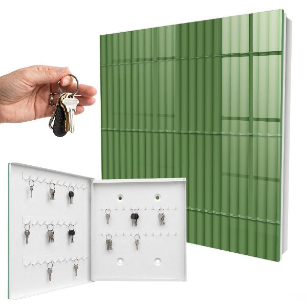 Armoire à clés murale Bambou vert