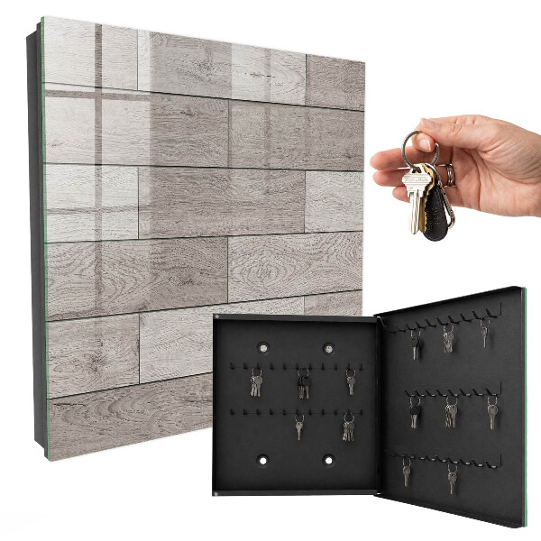 Armoire à clés murale Bois gris