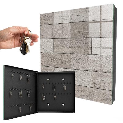 Armoire à clés murale Bois gris