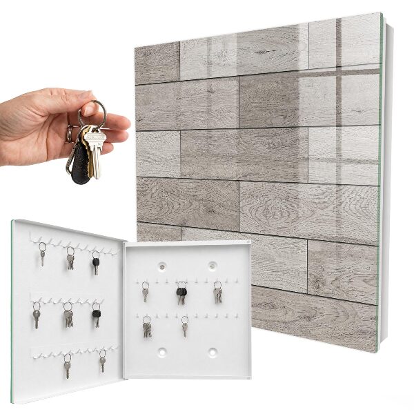 Armoire à clés murale Bois gris