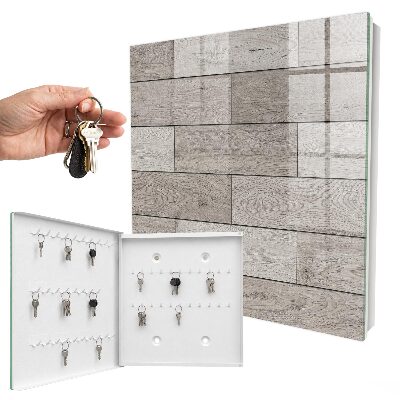 Armoire à clés murale Bois gris