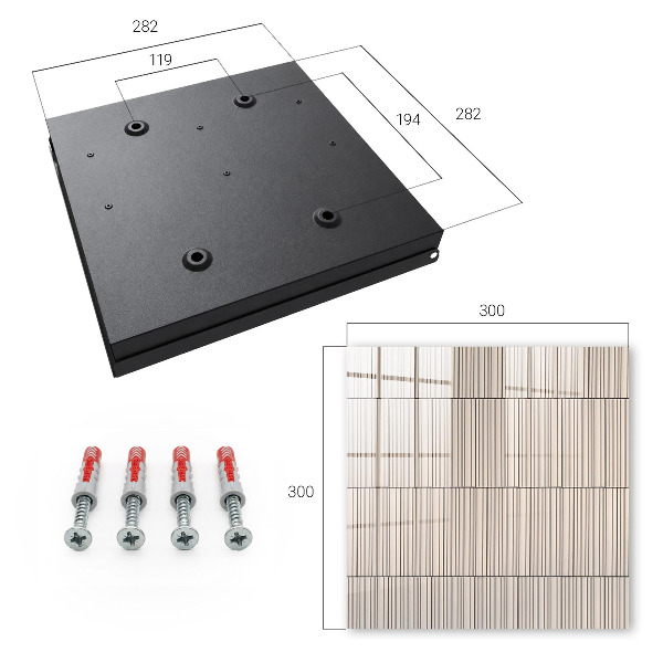Armoire à clés murale Minimalisme des lignes