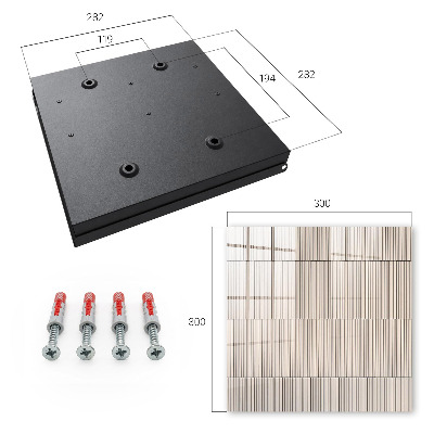 Armoire à clés murale Minimalisme des lignes