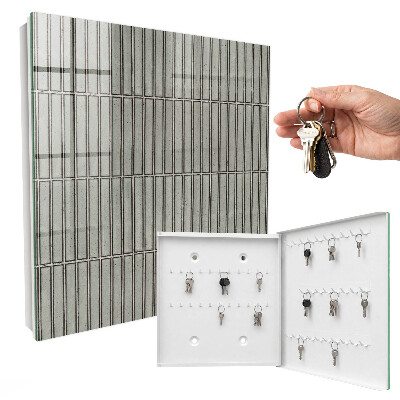 Armoire à clés murale Carreaux gris