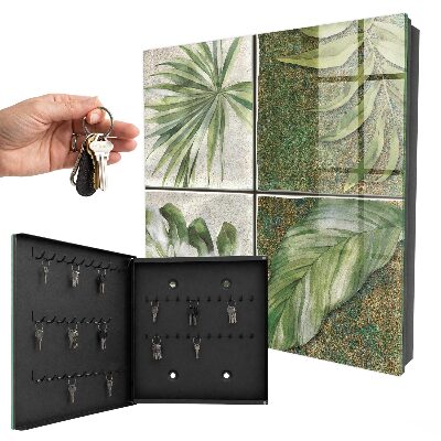 Boîte à clés decorative Carreaux végétaux