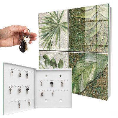 Boîte à clés decorative Carreaux végétaux