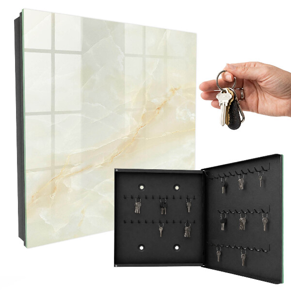 Armoire à clés murale L'élégance du marbre