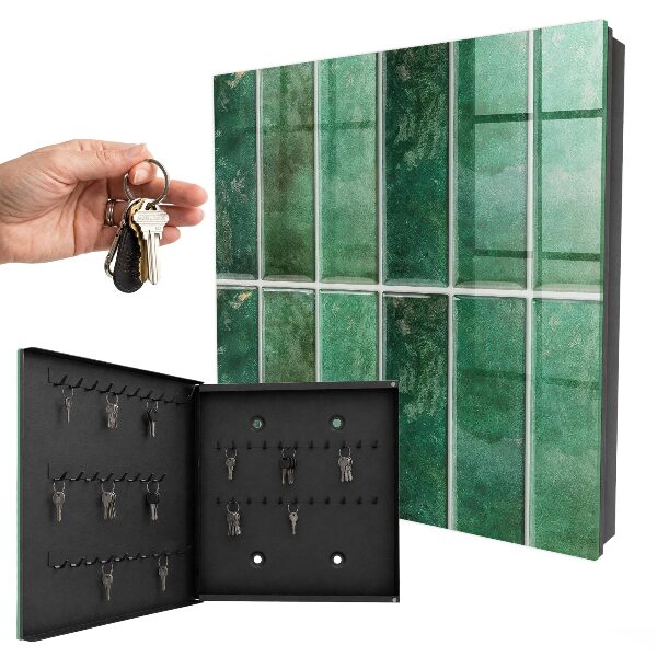 Armoire à clés murale Motif vert